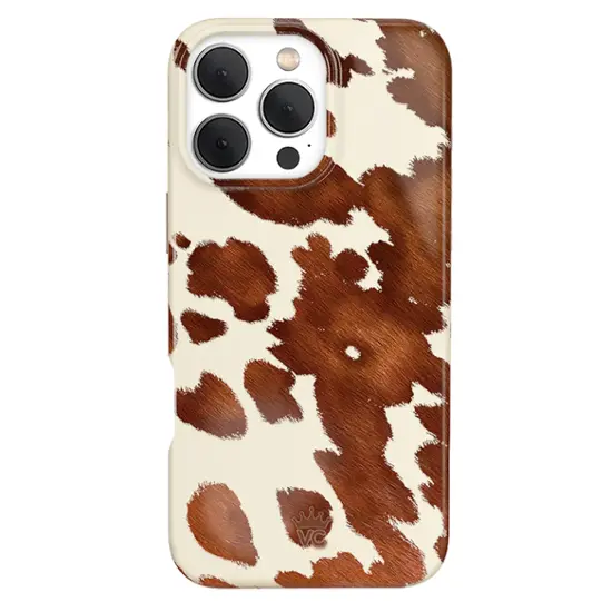 Velvet Caviar - Magsafe Case for Apple iPhone 16 Pro Max - Cocoa Cow