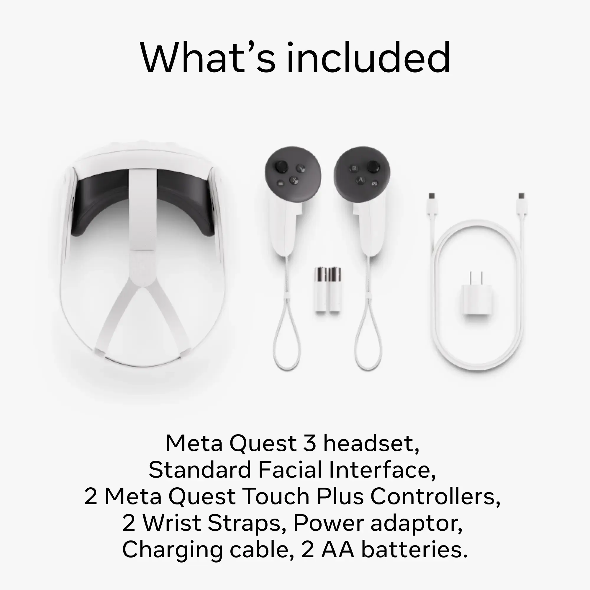 Meta Quest 3 128GB — The Most Powerful Quest — Ultimate Mixed Reality Experiences — Get Batman: Arkham Shadow Included - White