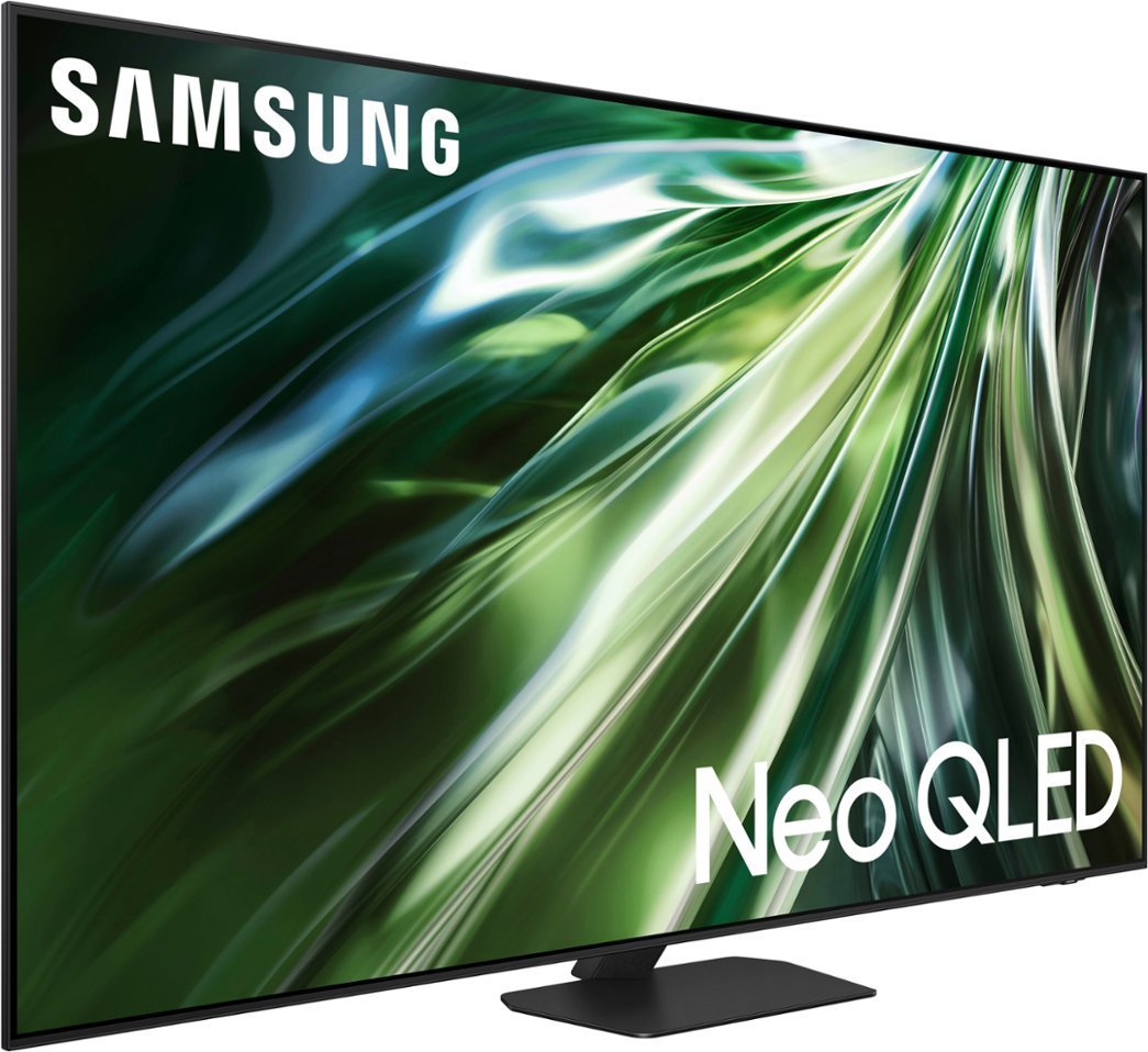 Samsung - 85” Class QN90D Series Neo QLED 4K Smart Tizen TV (2024)-85 inches-Black