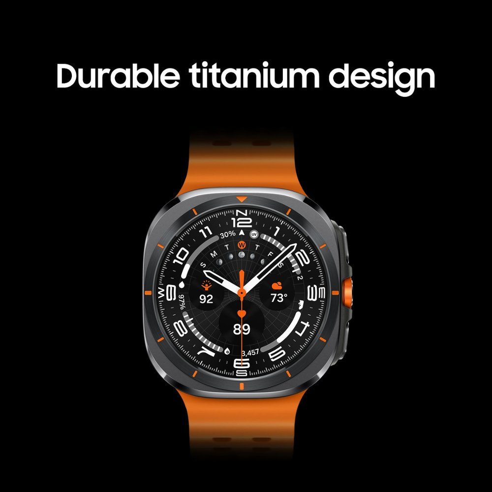 Samsung - Bespoke Galaxy Watch Ultra Titanium Smartwatch 47mm LTE - Titanium Gray-47 millimeters-Gray