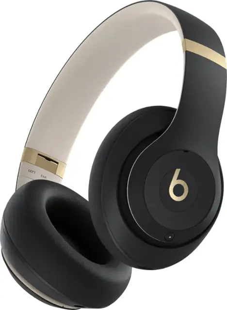 Beats Studio Pro - Wireless Noise Cancelling Over-the-Ear Headphones - Black & Gold