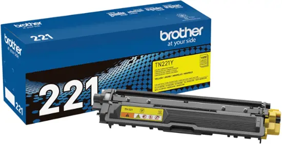 Brother - TN221Y Standard-Yield Toner Cartridge - Yellow