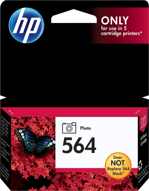 HP - 564 Standard Capacity Ink Cartridge - Photo Black-Photo Black