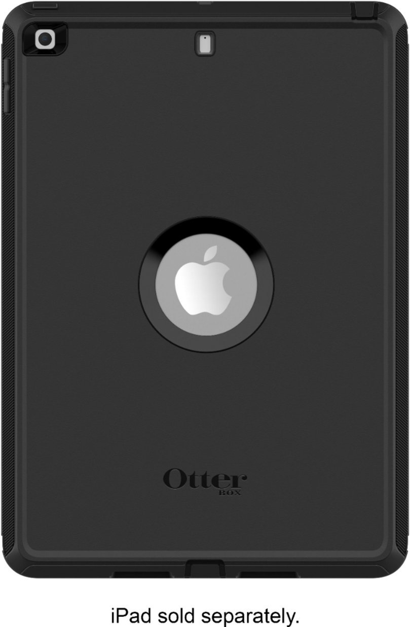 OtterBox - Defender Pro Series for Apple® iPad® (7th generation, 8th generation, and 9th generation) - Black-Black