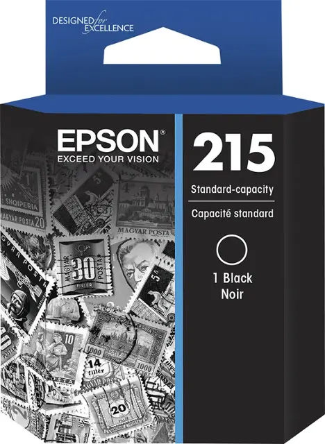 Epson - 215 Standard Capacity Ink Cartridge - Black