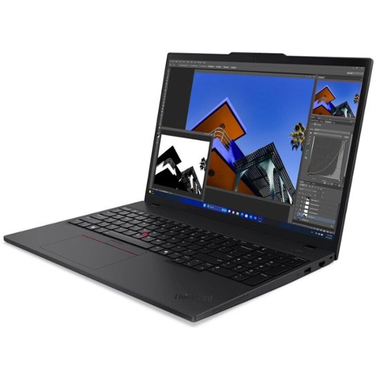 Lenovo - ThinkPad T16 Gen 3 16" Touch - Screen Laptop - Ultra 7 with 16GB Memory - 1TB SSD - Black-16 inches-Intel Core Ultra 7 Series 1-16 GB Memory-1 TB-Black