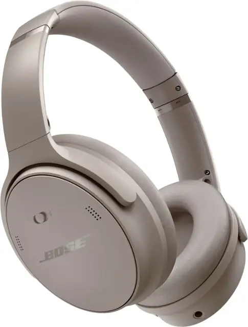 Bose - QuietComfort Wireless Noise Cancelling Over-the-Ear Headphones - Sandstone-Sandstone