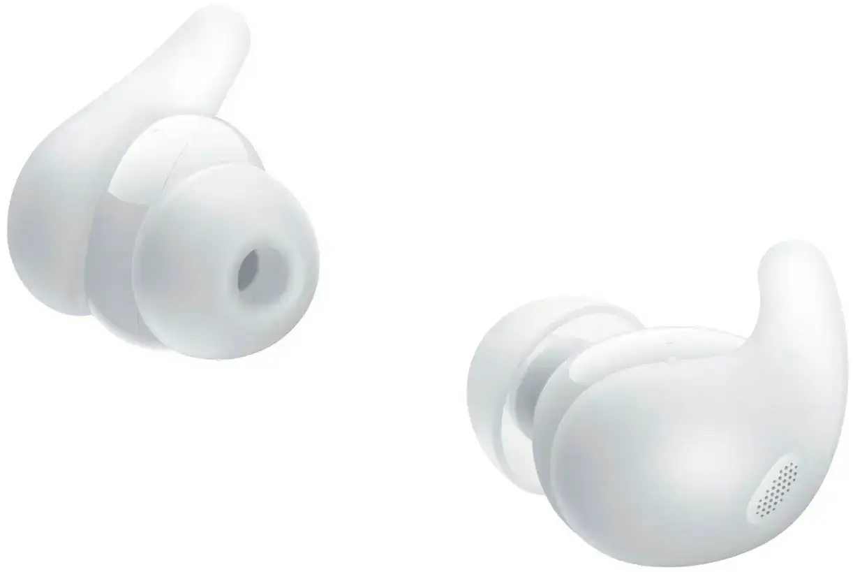 Sony - Link Buds Fit True Wireless Noise Canceling Earbuds - White-White