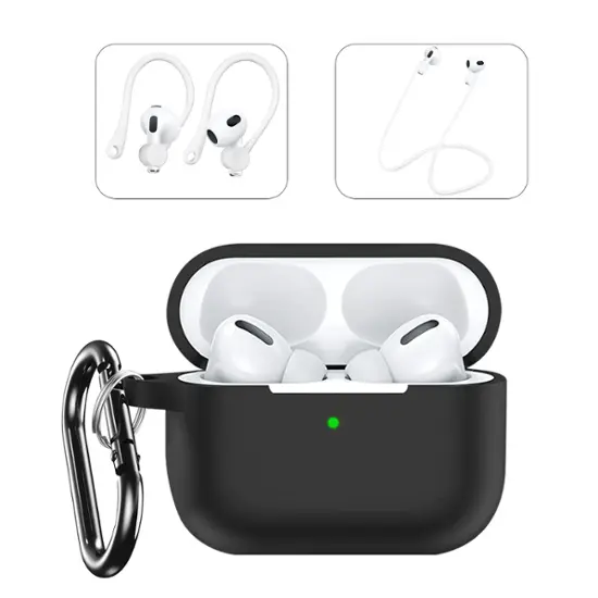 SaharaCase - Case for Apple AirPods Pro 2 (2nd Generation 2022) - SaharaCase - Case for Apple AirPods Pro 2 (2nd Generation 2022) - Black