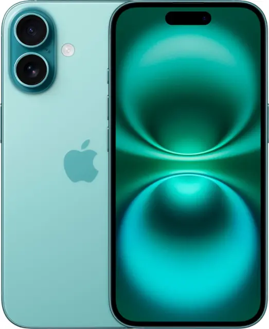 Apple - iPhone 16 Plus 128GB - Apple Intelligence - Teal