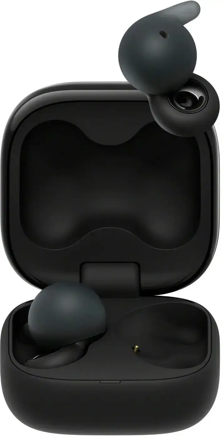 Sony - LinkBuds Open True Wireless Earbuds - Black-Black