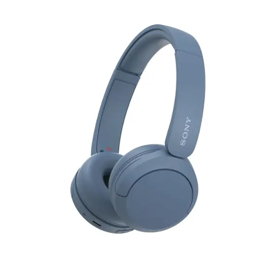 Sony - WH-CH520 Wireless Headphone with Microphone - Blue-Blue