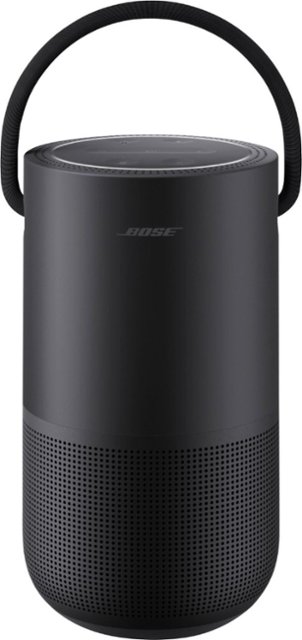 Bose - Portable Smart Speaker with built-in WiFi, Bluetooth, Google Assistant and Alexa Voice Control - Triple Black-Triple Black