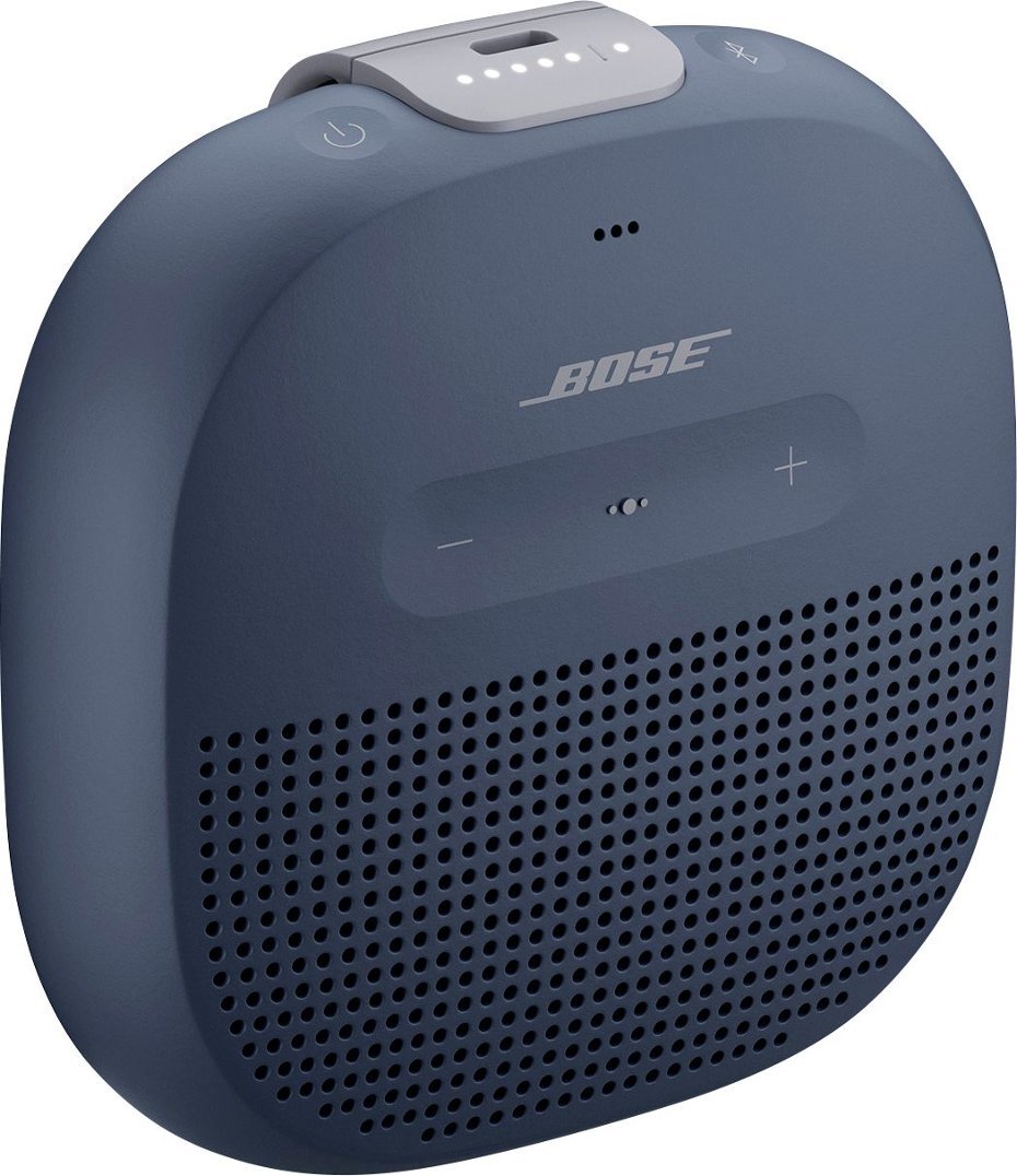 Bose - SoundLink Micro Portable Bluetooth Speaker with Waterproof Design - Blue-Blue