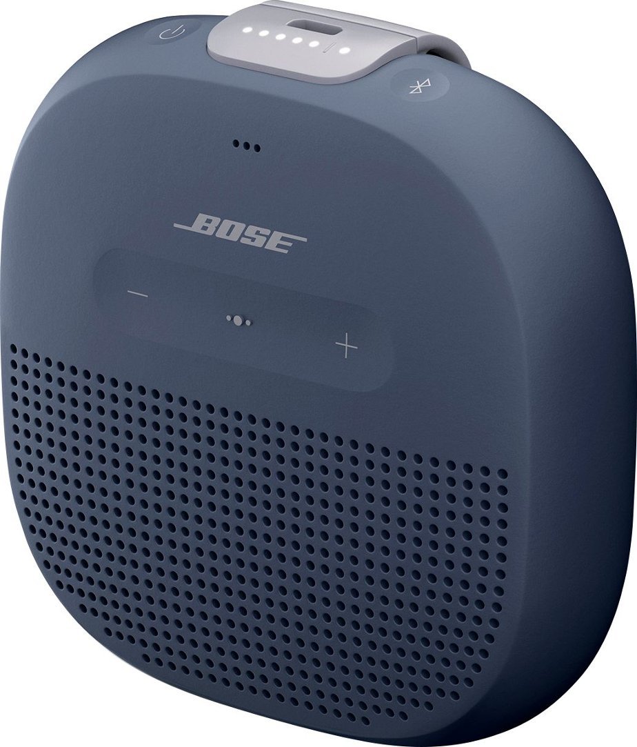 Bose - SoundLink Micro Portable Bluetooth Speaker with Waterproof Design - Blue-Blue