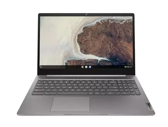 Lenovo IdeaPad 3 Chrome 15IJL6 15.6" Laptop Celeron N4500 4GB 64GB eMMC Chrome OS- Refurbished - Arctic Grey-4 GB Memory-64 GB-Arctic Grey