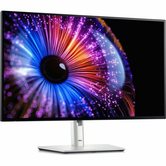 Dell - UltraSharp 27" IPS LED 120Hz Monitor (USB, HDMI) - Black, Silver, Dual Color