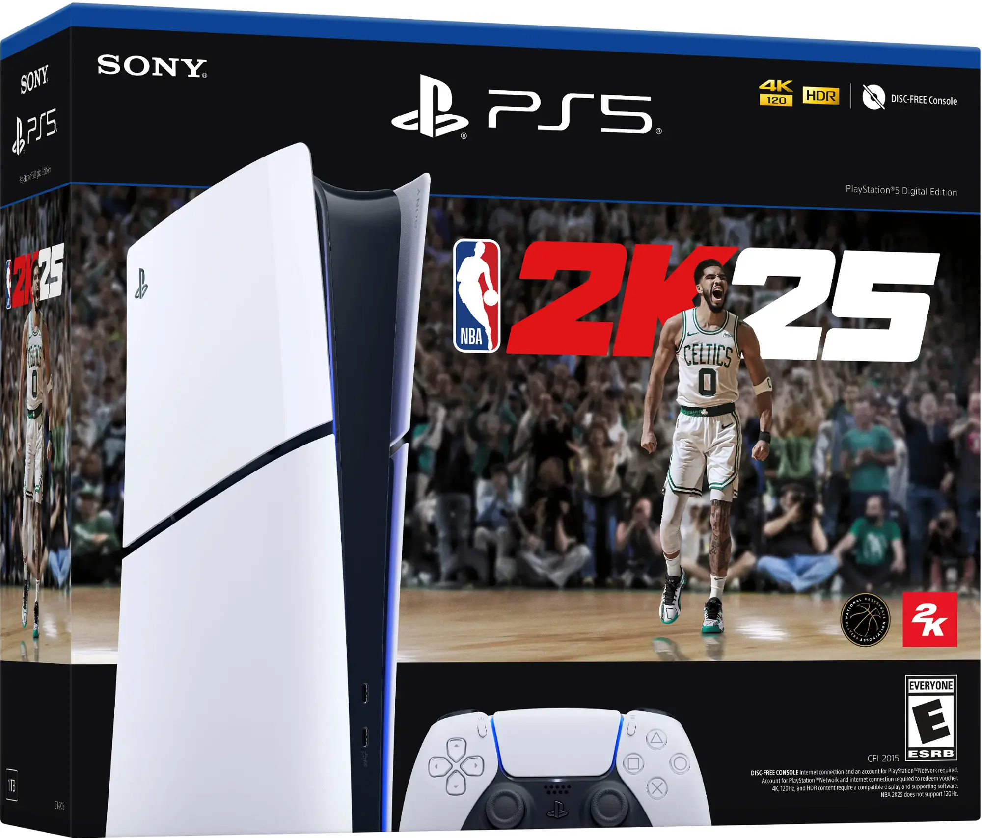 Sony - PlayStation 5 Slim Console Digital Edition – NBA 2K25 Bundle - Black