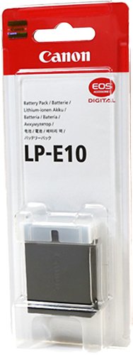 Canon - Rechargeable Lithium-Ion Battery Pack for LP-E10-Black