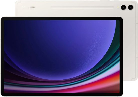 Samsung - Galaxy Tab S9+ - 12.4" 256GB - Wi-Fi - with S-Pen - Beige-12 GB Memory-256 GB-Beige