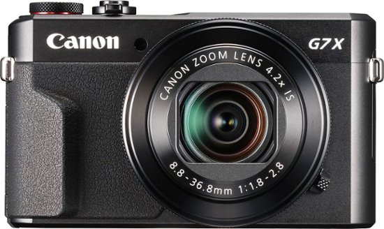 Canon - PowerShot G7 X Mark II 20.1-Megapixel Digital Video Camera - Black-Black