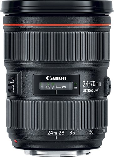 Canon - EF24-70mm F2.8L II USM Standard Zoom Lens for EOS DSLR Cameras - Black-Black