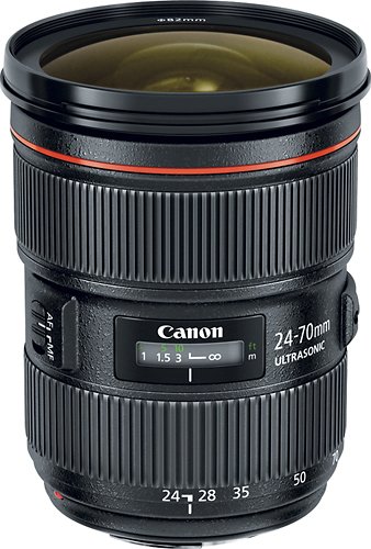 Canon - EF24-70mm F2.8L II USM Standard Zoom Lens for EOS DSLR Cameras - Black-Black