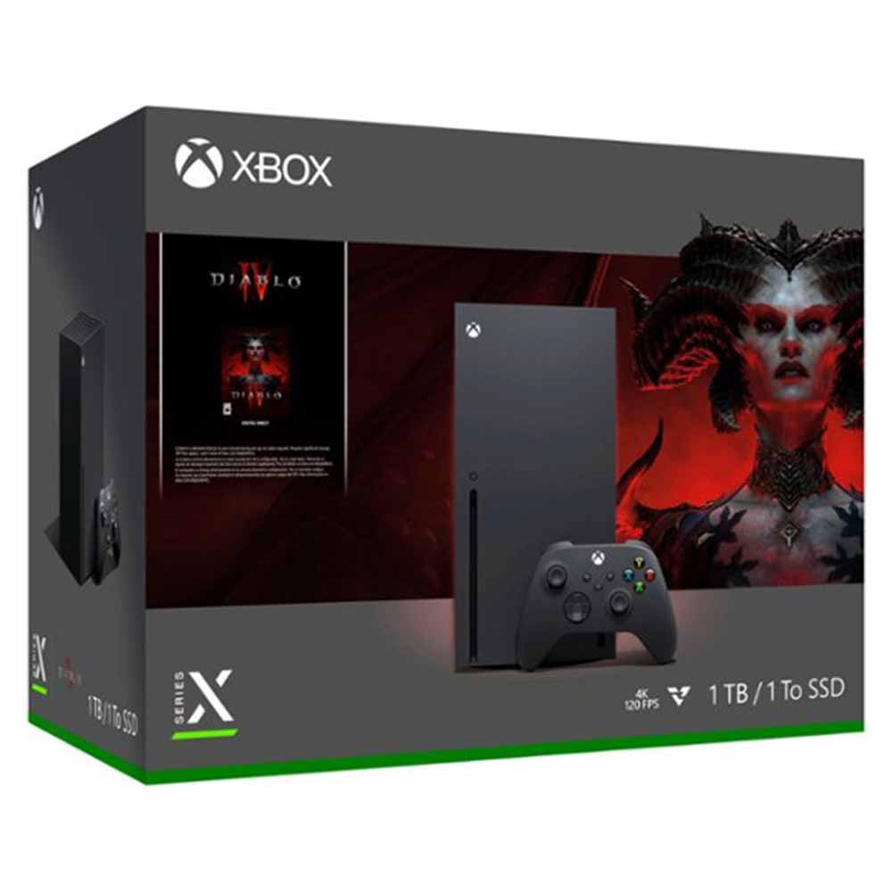 Microsoft - Xbox Series X 1TB Console - Diablo IV Bundle - Black-Black