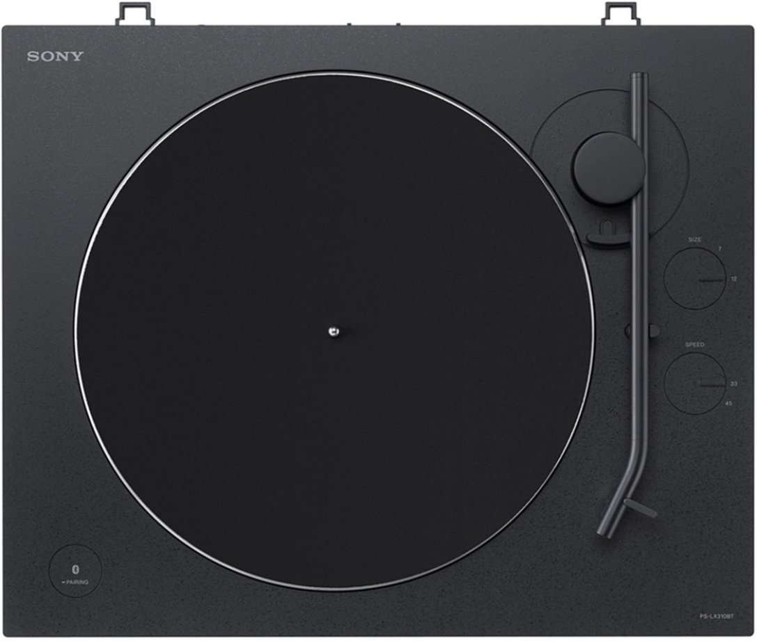 Sony - Bluetooth Stereo Turntable - Black-Black