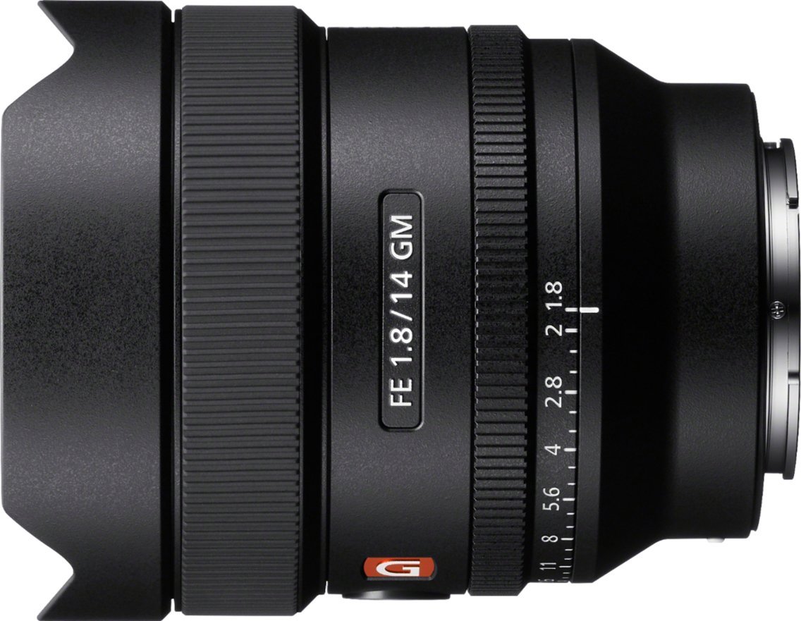 FE 14mm F1.8 GM Full-frame Large-aperture Wide Angle Prime G Master Lens for Sony Alpha E-mount Cameras - Black-Black