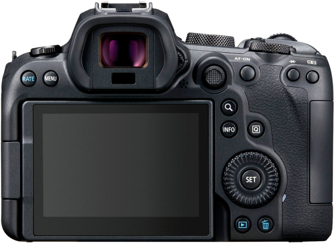 Canon - EOS R6 Mirrorless Camera (Body Only) - Black-Black
