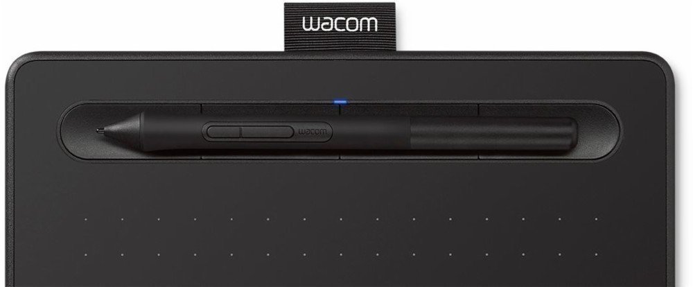 Wacom - Intuos Graphic Drawing Tablet for Mac, PC, Chromebook & Android (Small) with Software Included - Black-Black