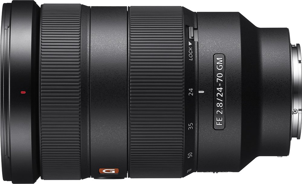 Sony - G Master FE 24-70 mm F2.8 GM Full-Frame E-Mount Standard Zoom Lens - Black-Black