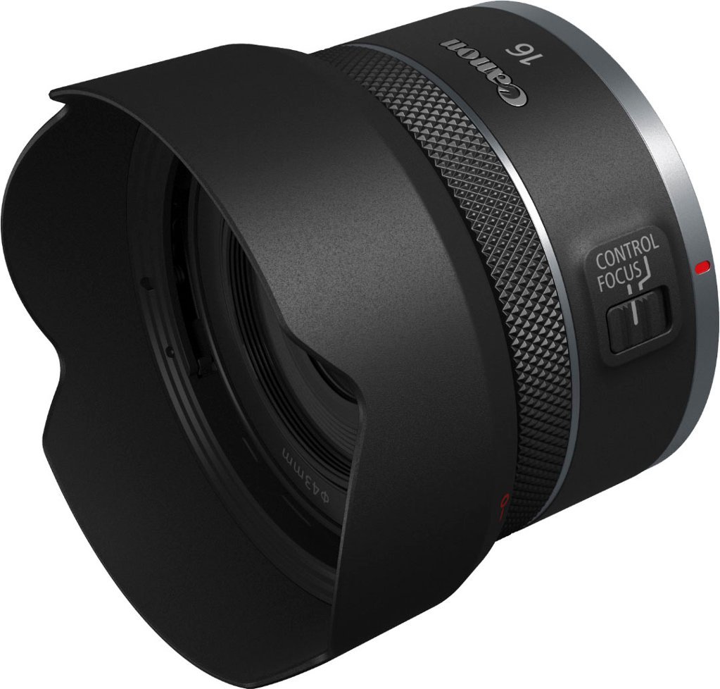 Canon - RF16mm F2.8 STM Wide Angle Prime Lens for EOS R-Series Cameras - Black-Black