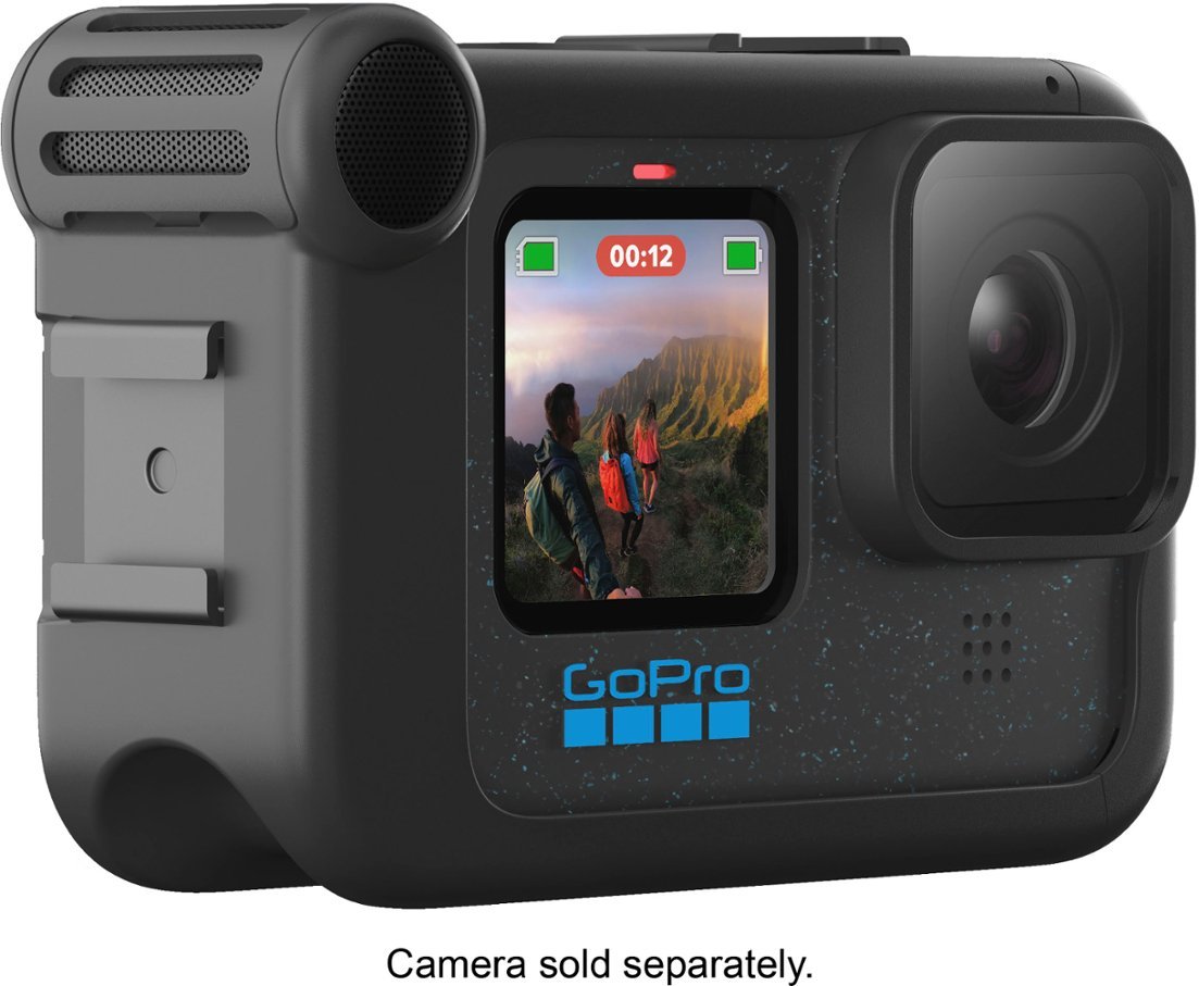 GoPro - Media Mod (HERO12 Black/HERO11 Black/HERO10 Black/HERO9 Black) - Black-Black