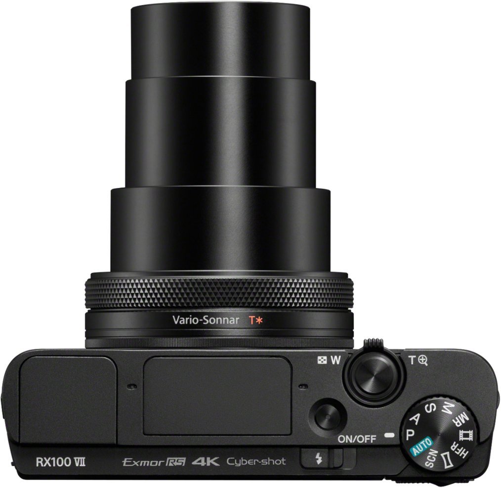 Sony - Cyber-shot RX100 VII 20.1-Megapixel Digital Camera - Black-Black