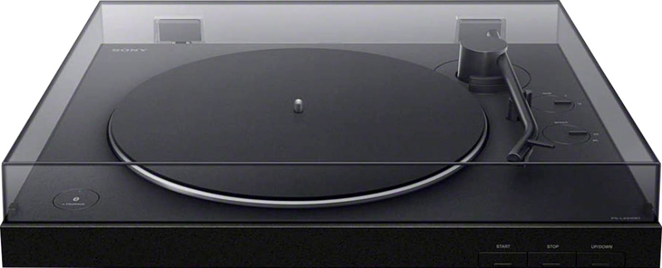 Sony - Bluetooth Stereo Turntable - Black-Black