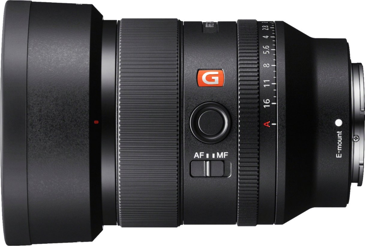 Sony - Alpha FE 35mm F1.4 GM Full Frame Large Aperture Wide Angle G Master E mount Lens - Black-Black