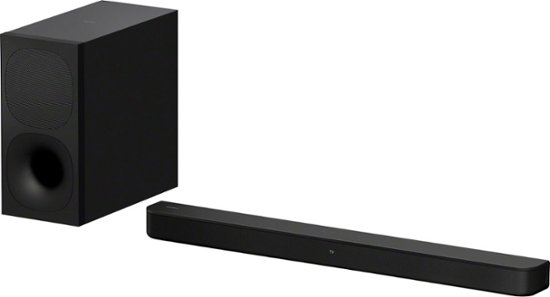 Sony - HT-S400 2.1ch Soundbar with powerful wireless Subwoofer - Black-Black