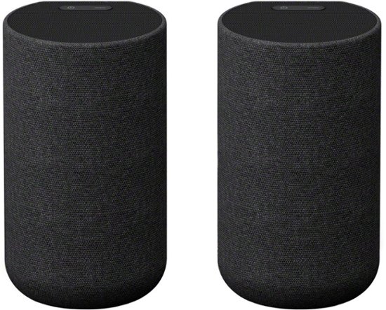 Sony - SA -RS5 Wireless Rear Speakers with Built-in Battery for HT-A7000/HT-A5000/HTA3000 - Black-Black