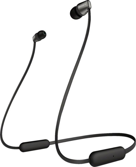 Sony - WIC310 Wireless In-Ear Headphones - Black-Black