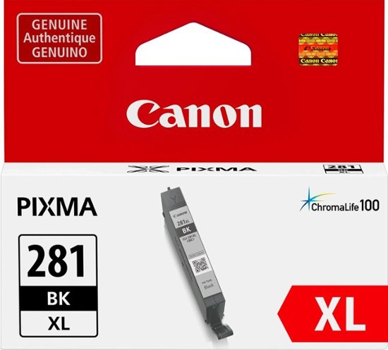 Canon - CLI-281 XL High-Yield Ink Cartridge - Black-Black