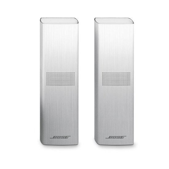 Bose - Surround Speakers 700 120-Watt Wireless Satellite Bookshelf Speakers (Pair) - White-White