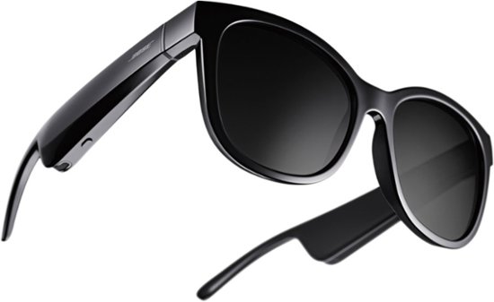 Bose - Frames Soprano — Cat Eye Bluetooth Audio Sunglasses - Black-Black