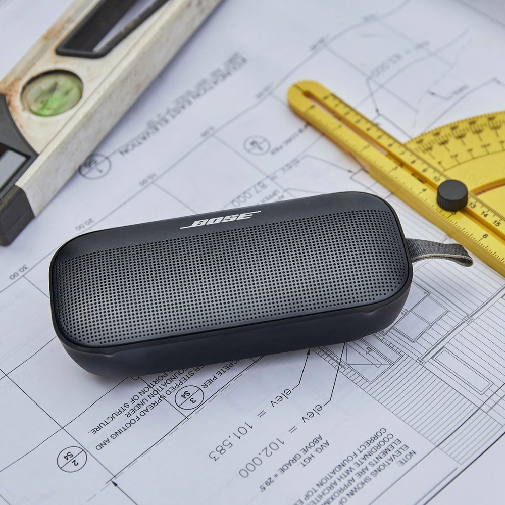 Bose - SoundLink Flex Portable Bluetooth Speaker with Waterproof/Dustproof Design - Black-Black