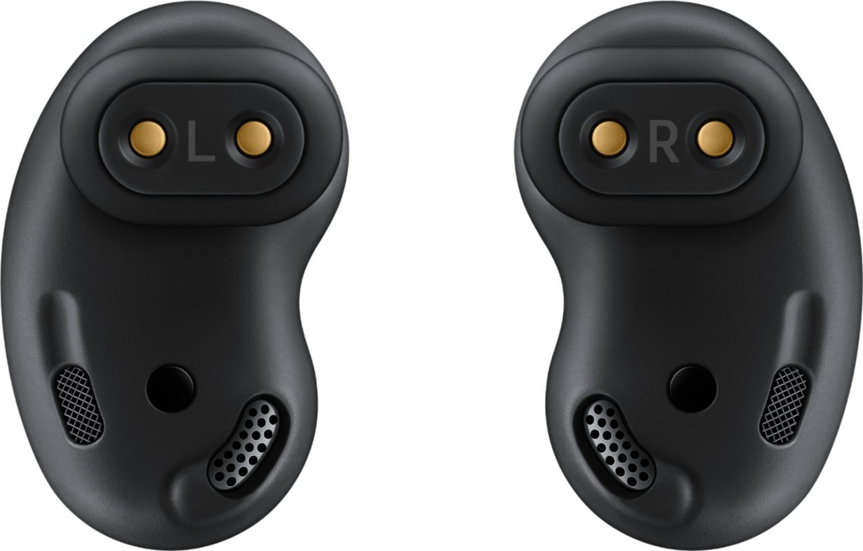 Samsung - Galaxy Buds Live True Wireless Earbud Headphones - Black-Black