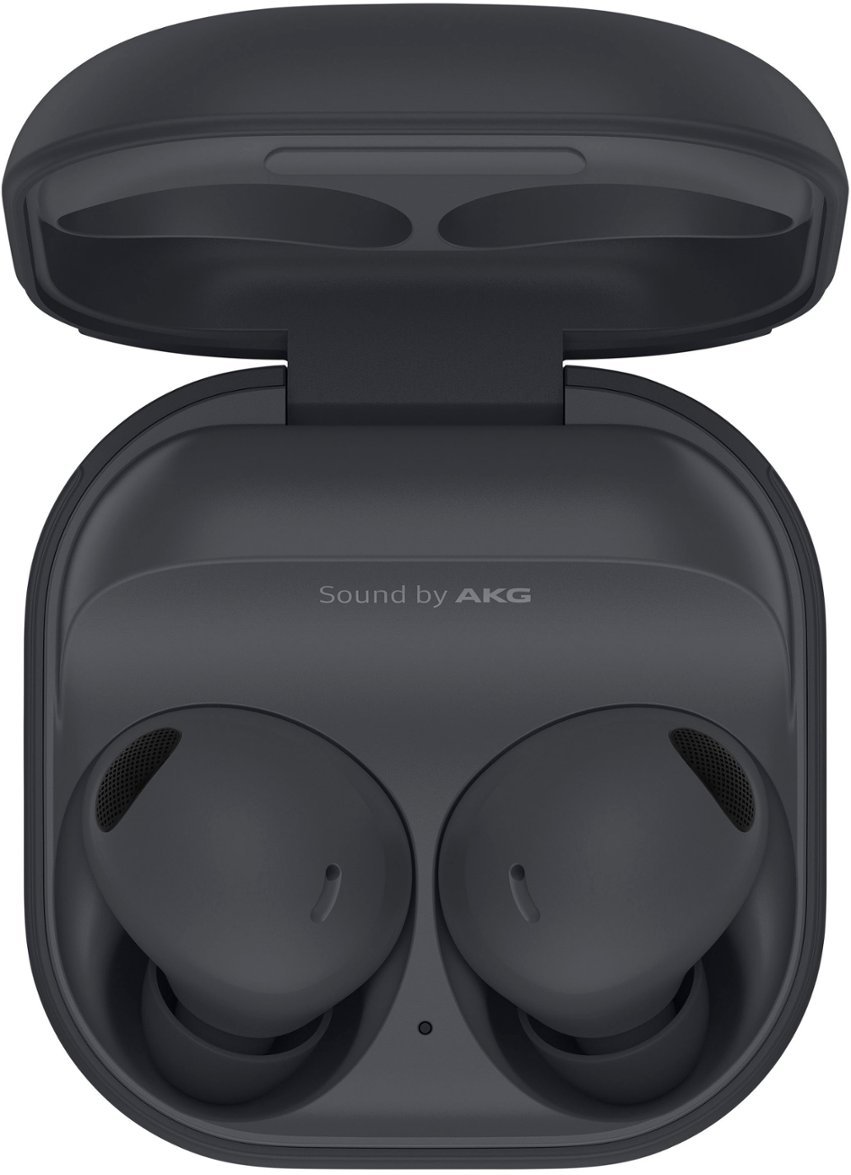 Samsung - Galaxy Buds2 Pro True Wireless Earbud Headphones - Graphite-Graphite