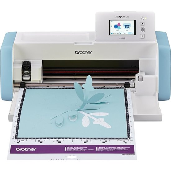Brother - ScanNCut DX SDX85S Electronic Cutting Machine with Built-in Scanner - Sky Blue-Sky Blue