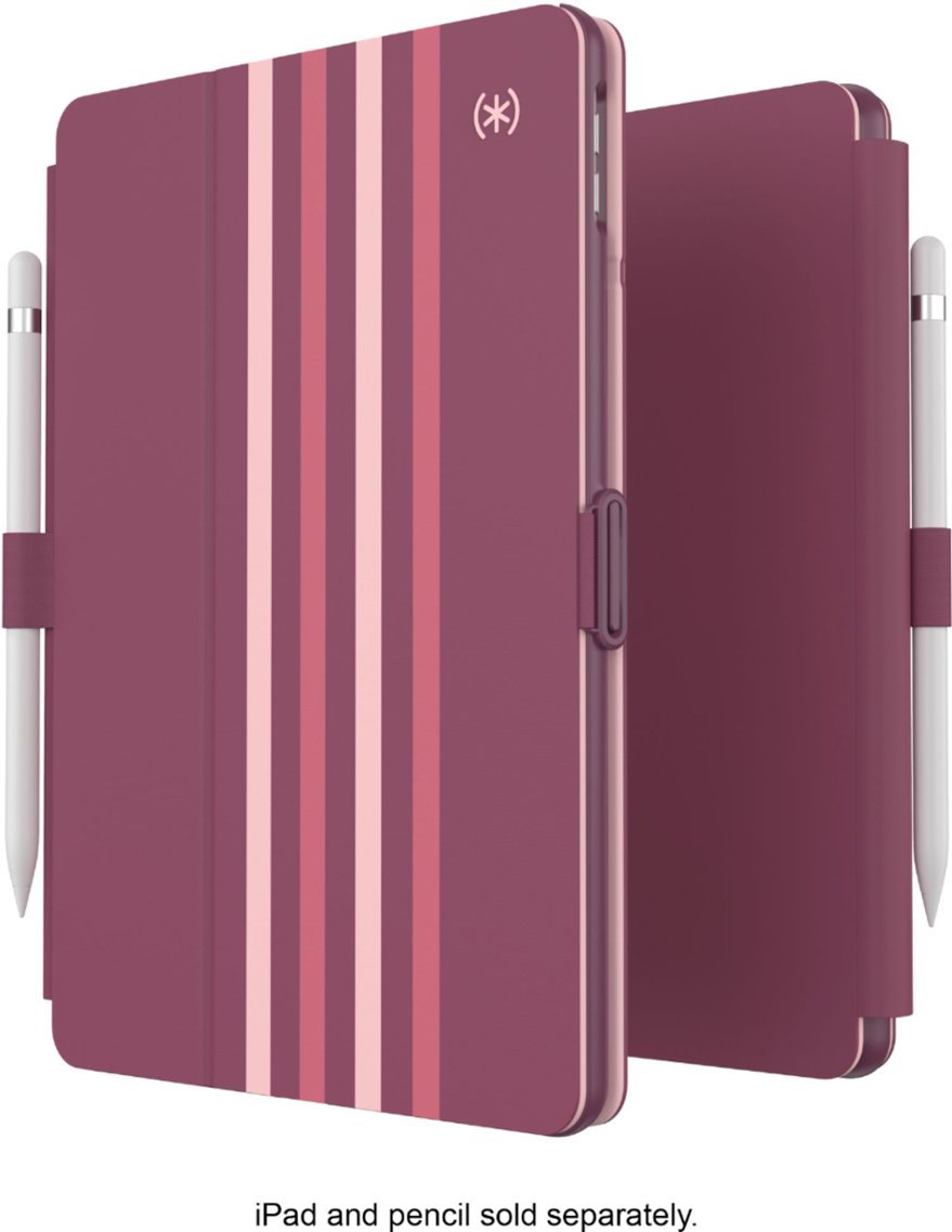 Speck - Balance Folio Case for Apple iPad 10.2" (7th, 8th, & 9th Gen 2021) - Crimson Forest/Lush Burgundy-Crimson Forest/Lush Burgundy