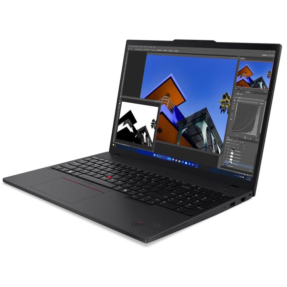 Lenovo - ThinkPad T16 Gen 3 16" Touch - Screen Laptop - Ultra 5 with 16GB Memory - 512GB SSD - Black-16 inches-Intel Core Ultra 5 Series 1-16 GB Memory-512 GB-Black